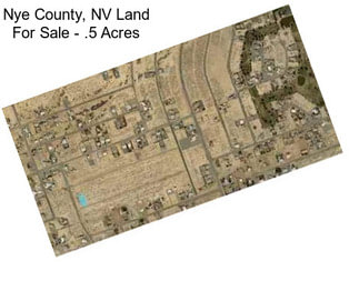 Nye County, NV Land For Sale - .5 Acres