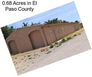 0.68 Acres in El Paso County