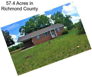 57.4 Acres in Richmond County