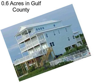 0.6 Acres in Gulf County