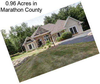 0.96 Acres in Marathon County