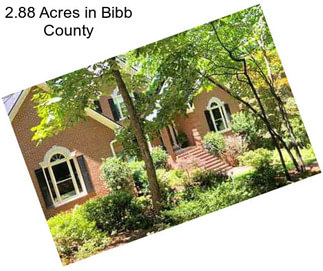 2.88 Acres in Bibb County