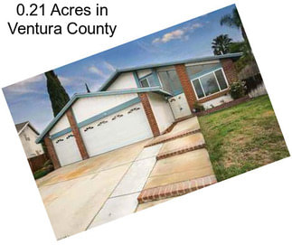 0.21 Acres in Ventura County