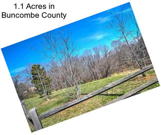 1.1 Acres in Buncombe County