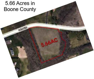 5.66 Acres in Boone County