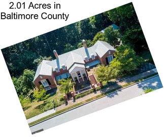 2.01 Acres in Baltimore County