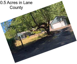 0.5 Acres in Lane County