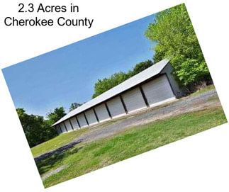 2.3 Acres in Cherokee County