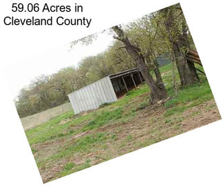 59.06 Acres in Cleveland County