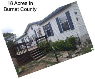 18 Acres in Burnet County