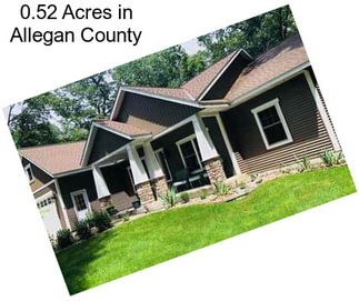 0.52 Acres in Allegan County
