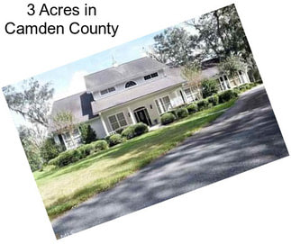 3 Acres in Camden County