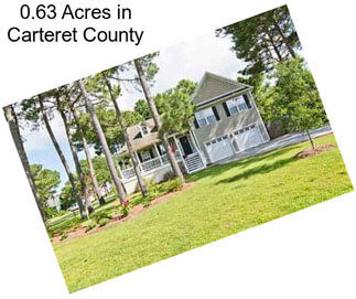 0.63 Acres in Carteret County