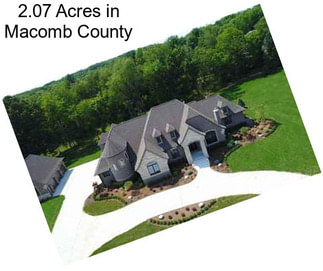 2.07 Acres in Macomb County