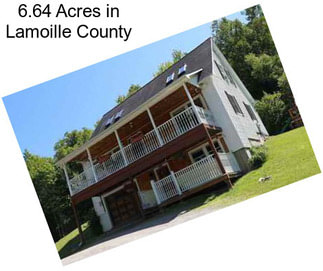 6.64 Acres in Lamoille County