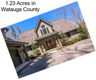 1.23 Acres in Watauga County