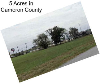 5 Acres in Cameron County