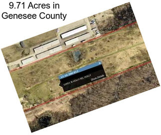 9.71 Acres in Genesee County