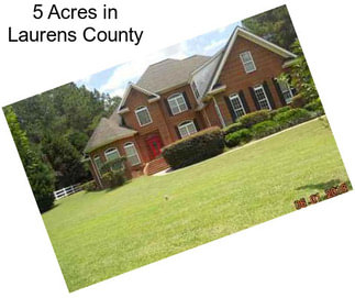 5 Acres in Laurens County