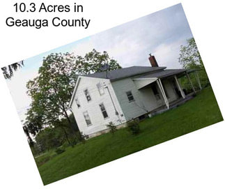 10.3 Acres in Geauga County