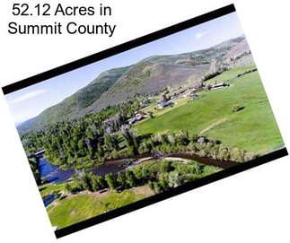 52.12 Acres in Summit County