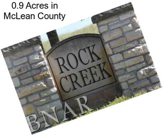 0.9 Acres in McLean County