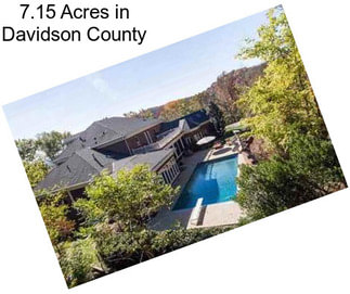 7.15 Acres in Davidson County