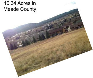 10.34 Acres in Meade County