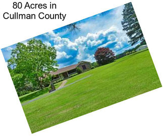 80 Acres in Cullman County