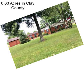 0.63 Acres in Clay County