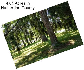 4.01 Acres in Hunterdon County
