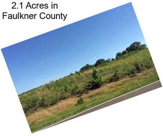 2.1 Acres in Faulkner County