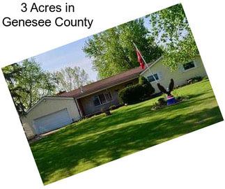 3 Acres in Genesee County