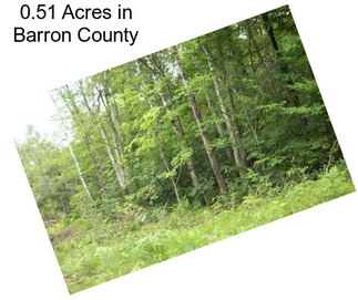 0.51 Acres in Barron County