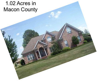 1.02 Acres in Macon County