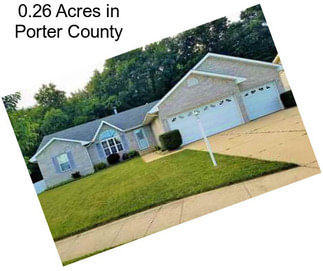 0.26 Acres in Porter County