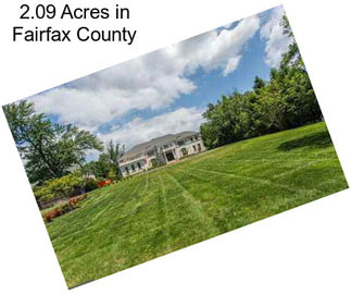 2.09 Acres in Fairfax County