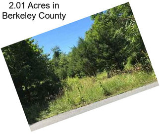 2.01 Acres in Berkeley County