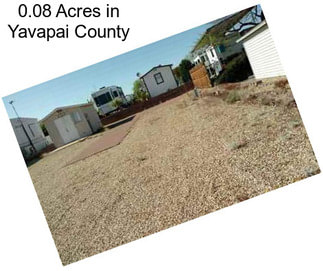 0.08 Acres in Yavapai County