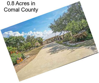 0.8 Acres in Comal County