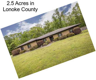 2.5 Acres in Lonoke County