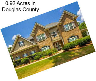 0.92 Acres in Douglas County