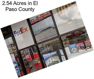 2.54 Acres in El Paso County