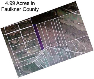 4.99 Acres in Faulkner County