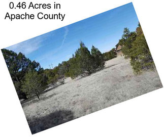 0.46 Acres in Apache County