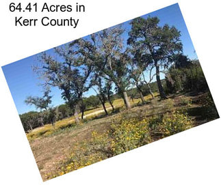 64.41 Acres in Kerr County