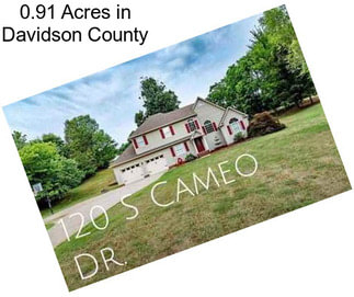 0.91 Acres in Davidson County