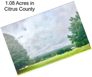 1.08 Acres in Citrus County