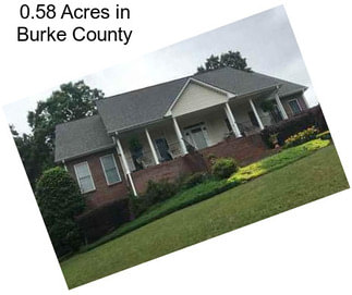 0.58 Acres in Burke County