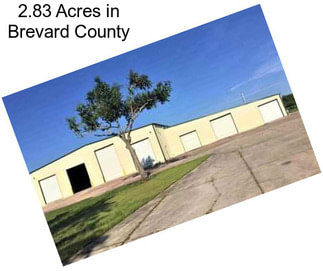 2.83 Acres in Brevard County